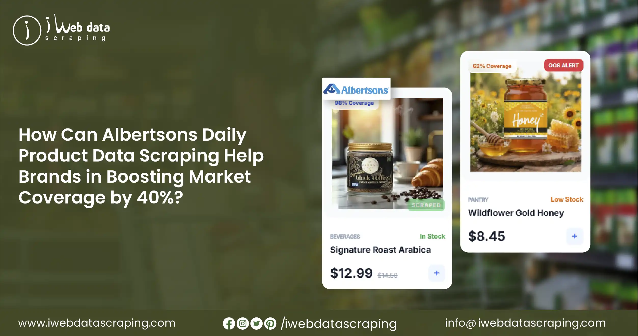 Albertsons Daily Product Data Scraping Boosts Market Coverage by 40%